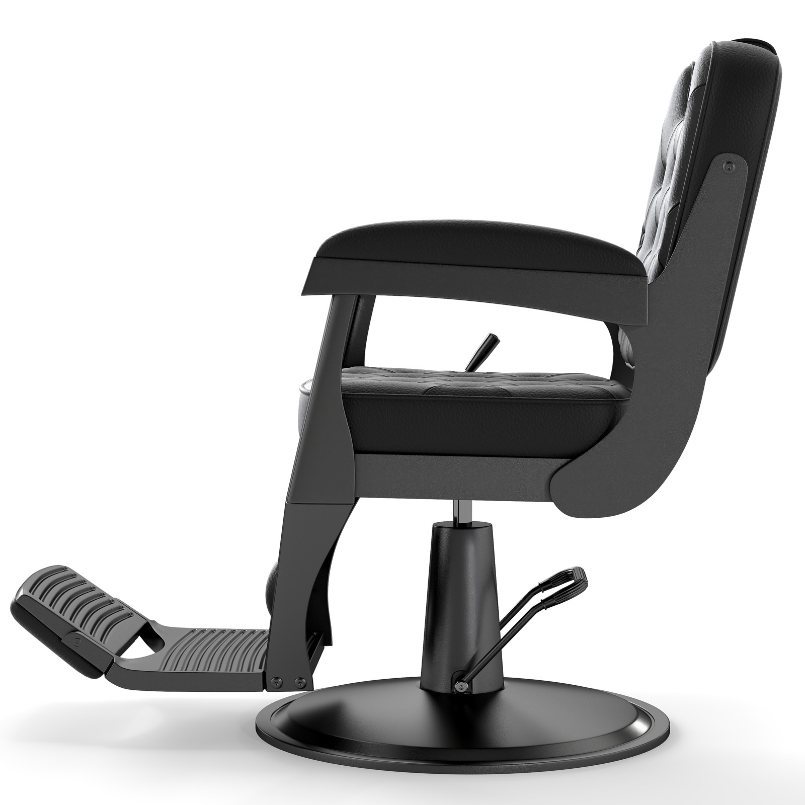 Black Vintage All Purpose Recline Hydraulic Barber Chair Heavy Duty Salon Beauty