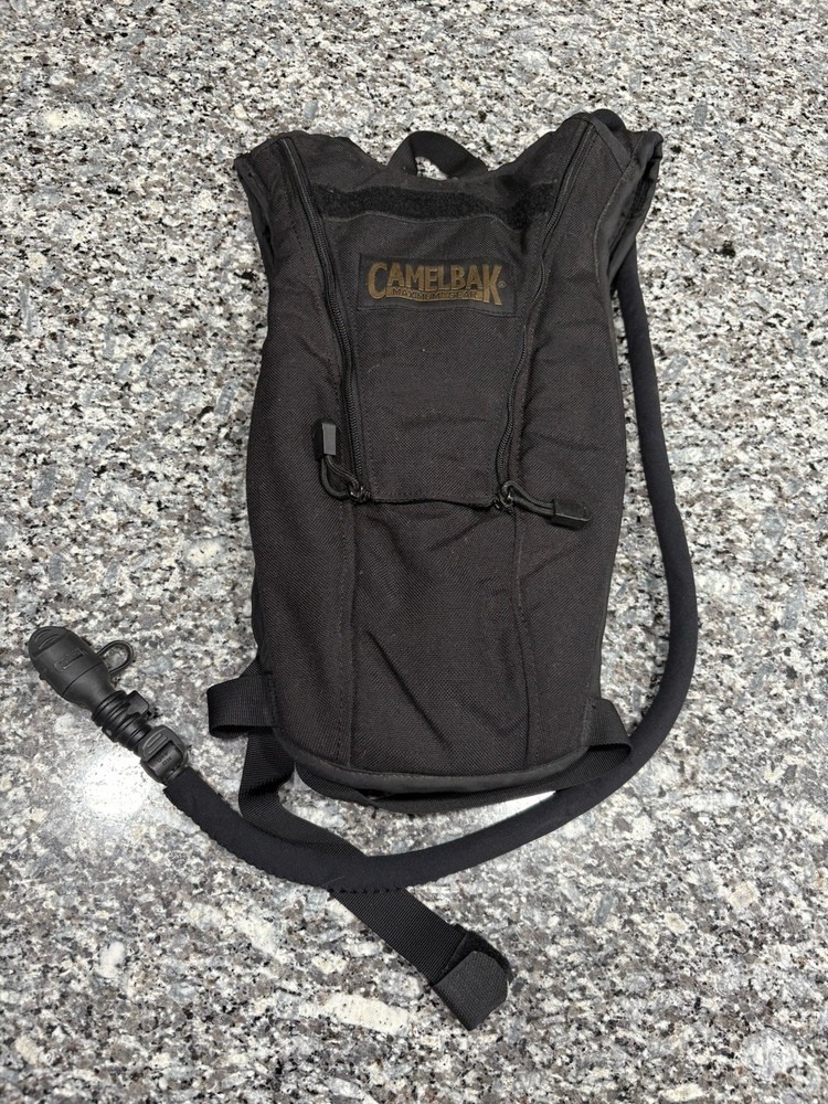 Camelbak Maximum Gear Stealth Hydration Backpack w/ Bladder - Black Adjustable
