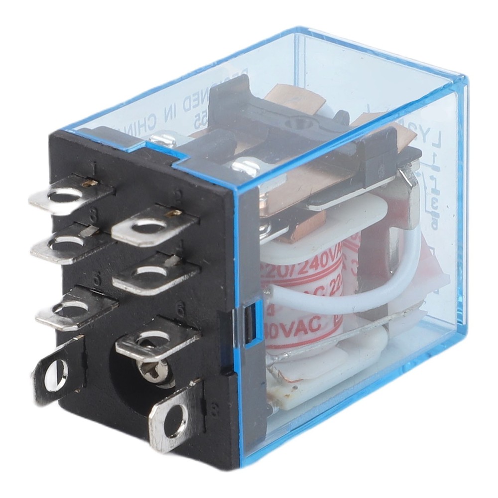 Efficiently Designed LY2N J Relay with Socket Base Operating at 220VAC/240VAC