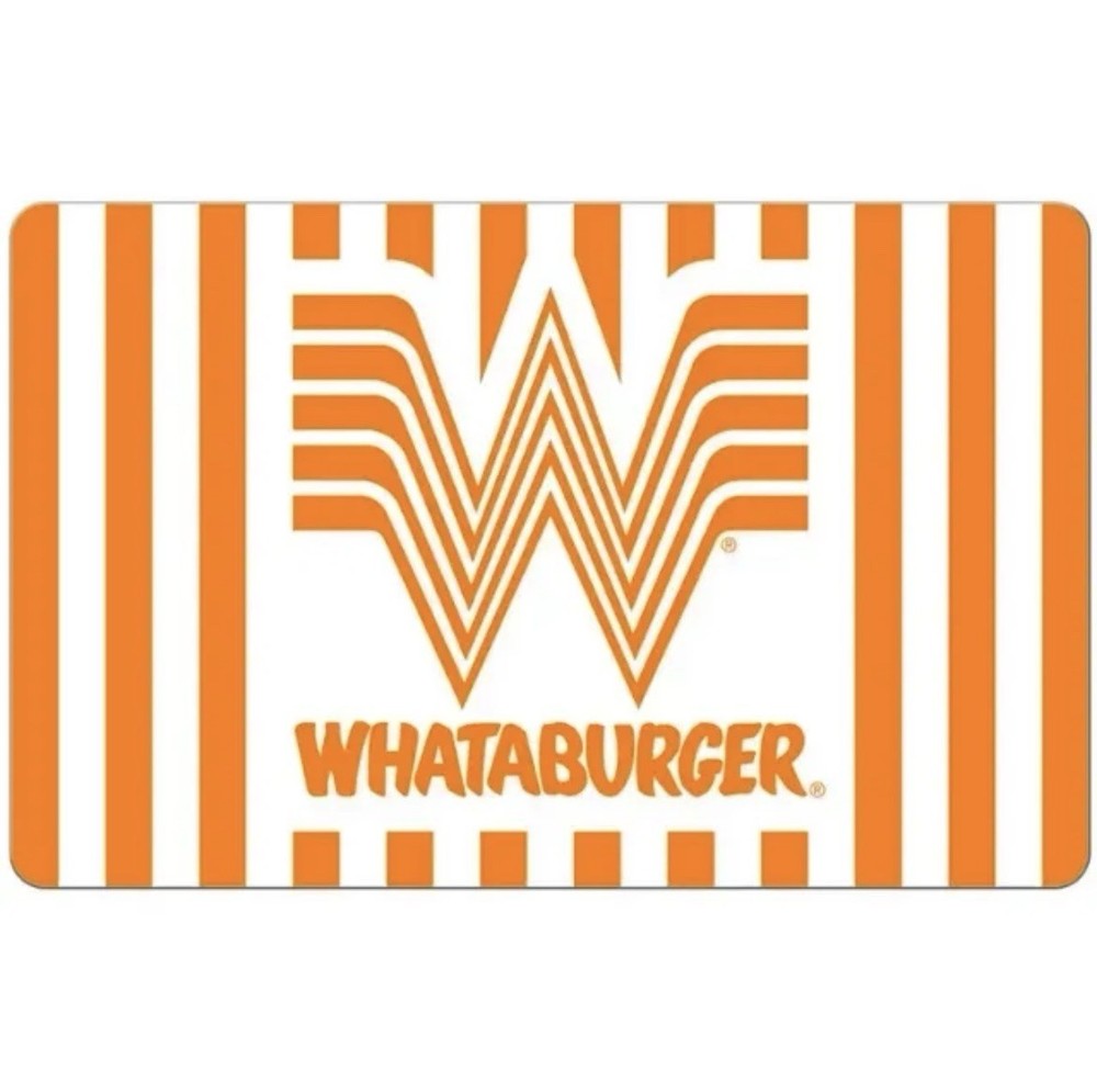 $80.00 USD Whataburger Gift Card
