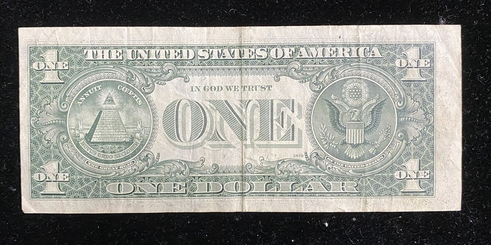 1977a $1 Front Shift Error Note