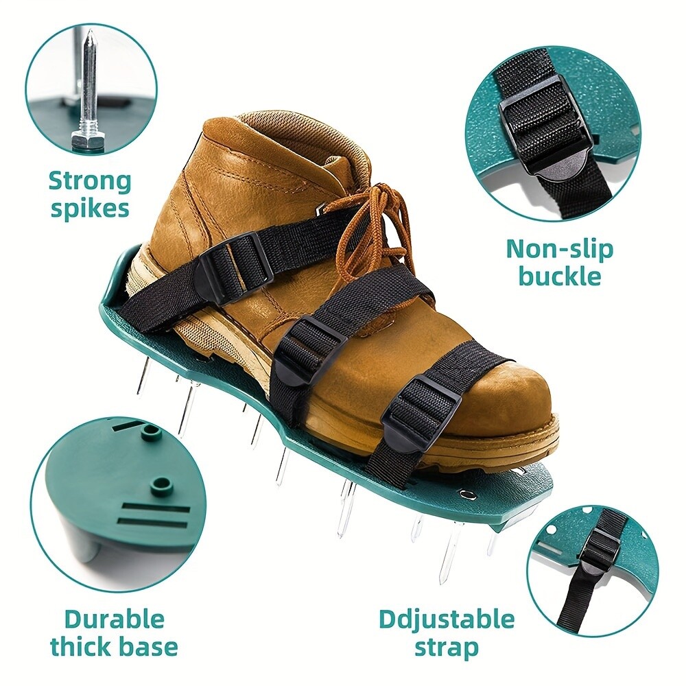 Deep Soil Aerator Shoes One Size Fits All