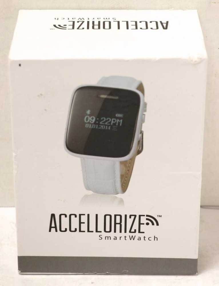 NEW - Accellorize 34001 Bluetooth Smart Watch - Black