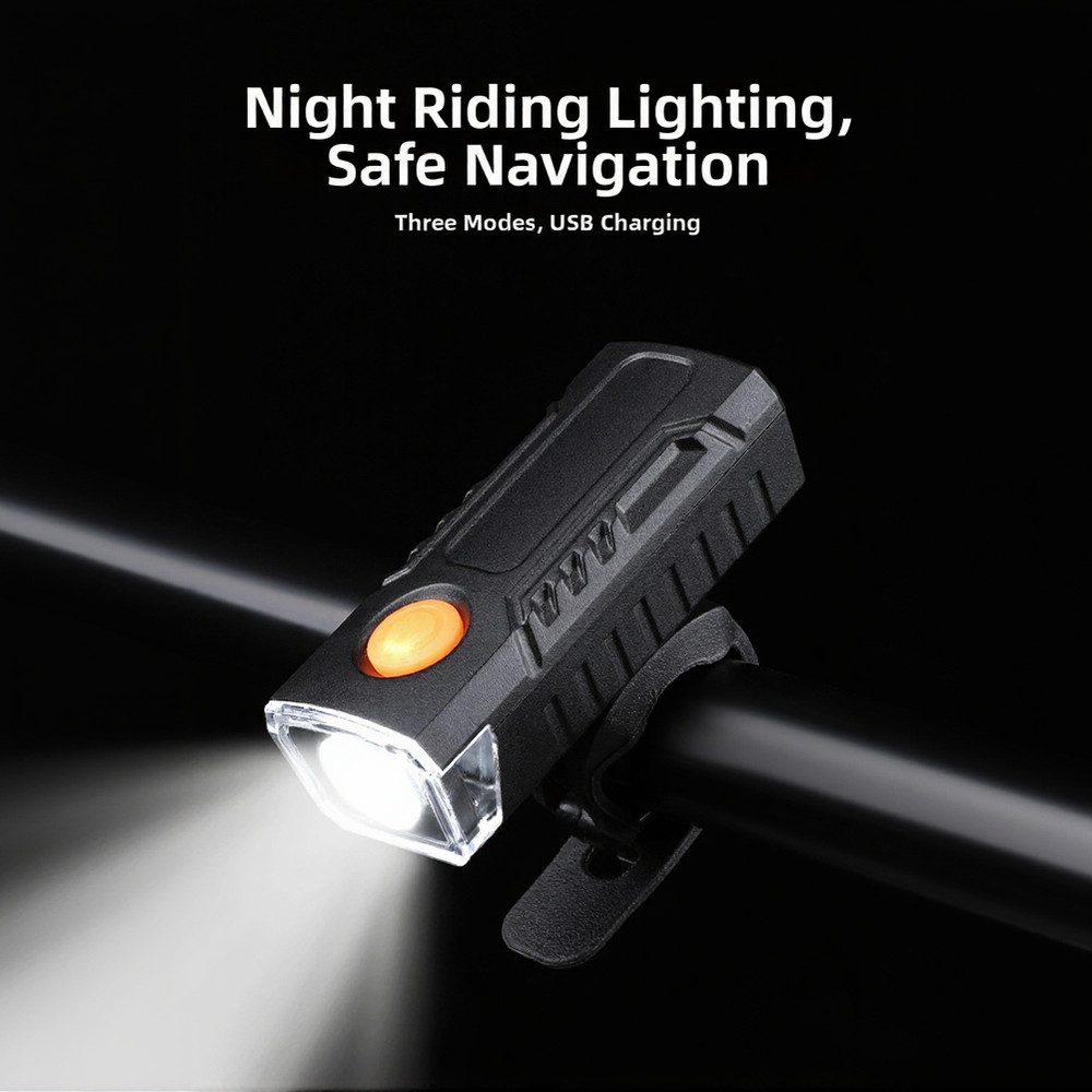 Headlight Taillight Set Bicycle Front Light Weather Resistant Energy-efficient