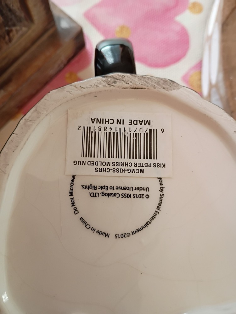 KISS Catman Mug Surreal Entertainment 2015 Ceramic Head Cup Paul Criss