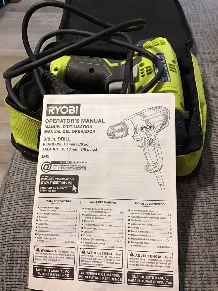 Ryobi D43K Variable Speed Drill