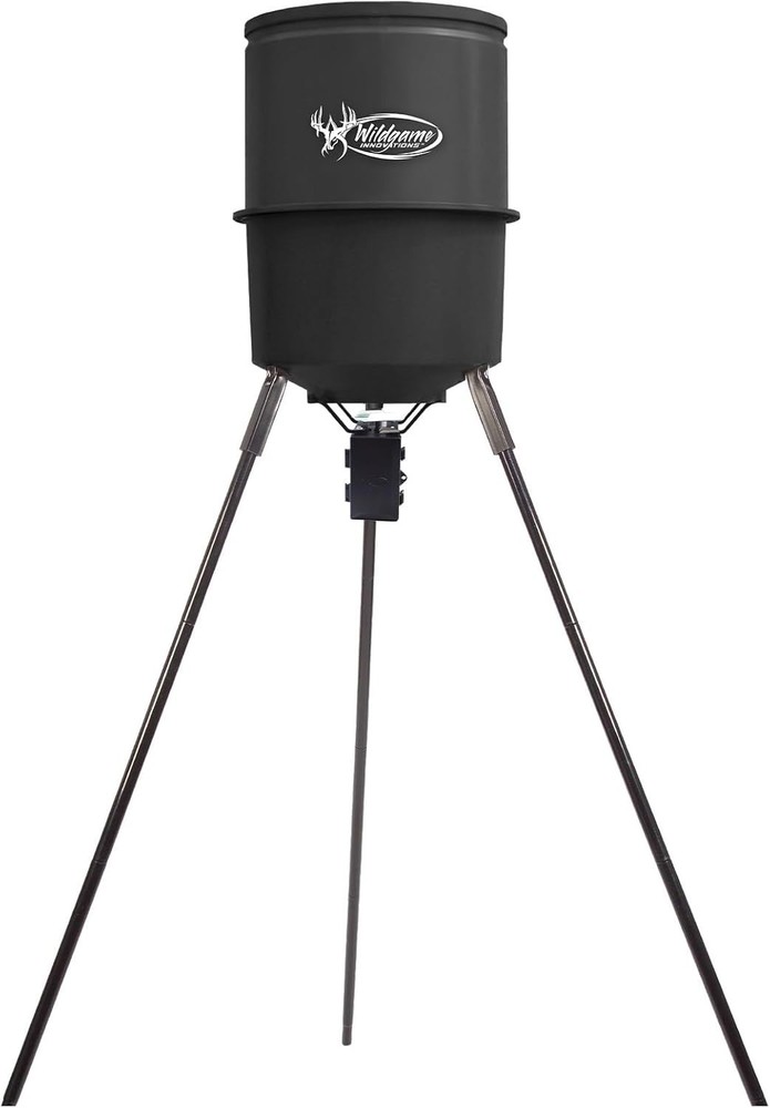 Quick-Set 270 lb Game Feeder with Digital Timer | Durable Tripod Corn/Pellet ...