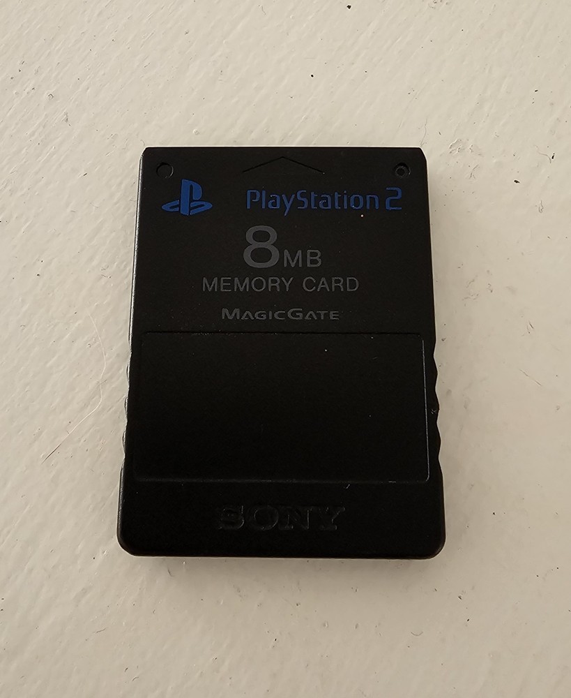 Sony PlayStation 2 SCPH10020 8MB Memory Card - Black
