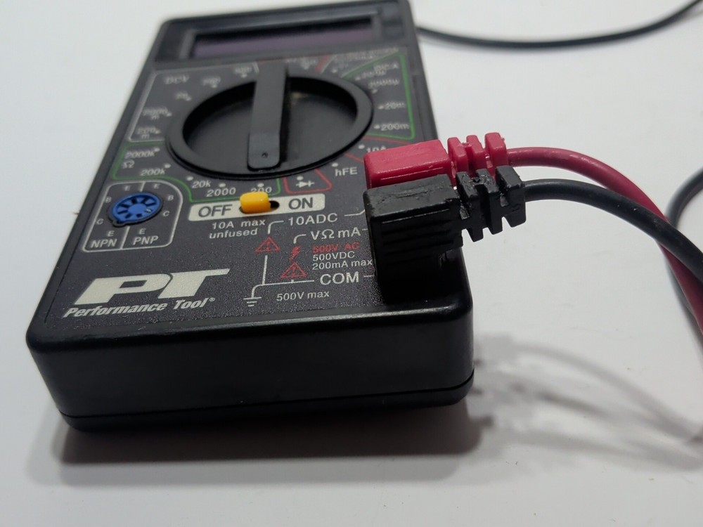 ✨WORKS✨ PT Performance Tool Digital Multi-Meter DCV, DCA