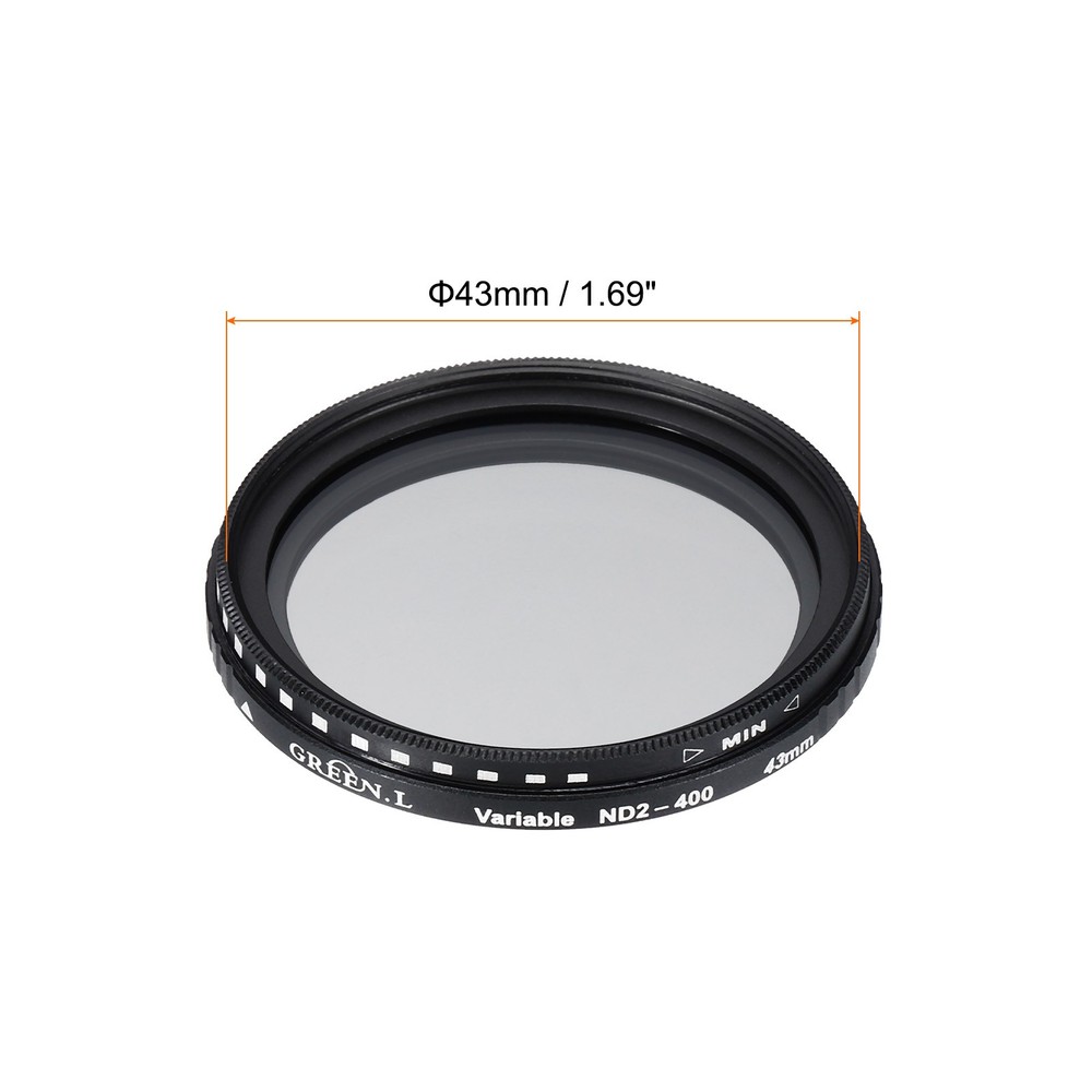 ND2-400 Lens Filter Variable Neutral Density Lens Filter 43mm