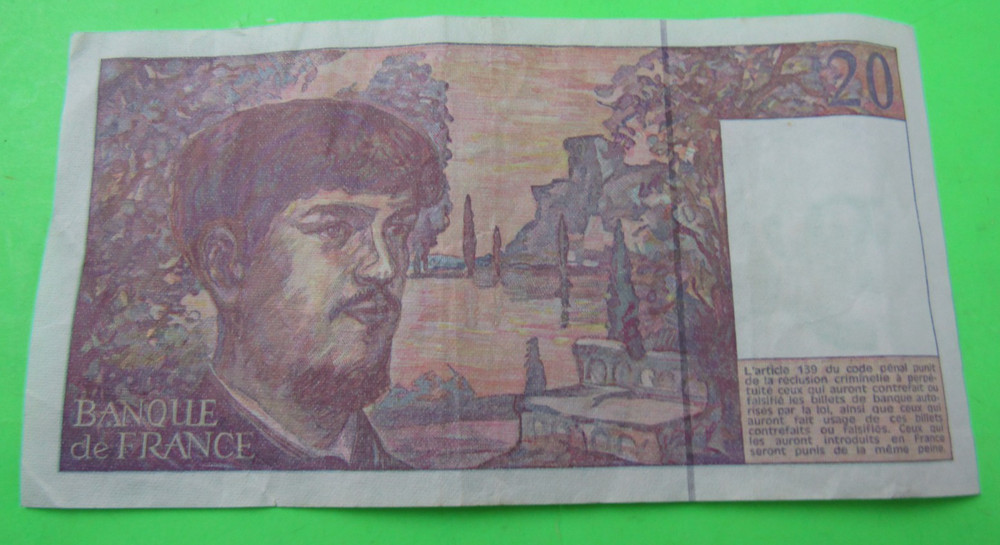 FRANCE, 20 FRANCS, P#151, 1993