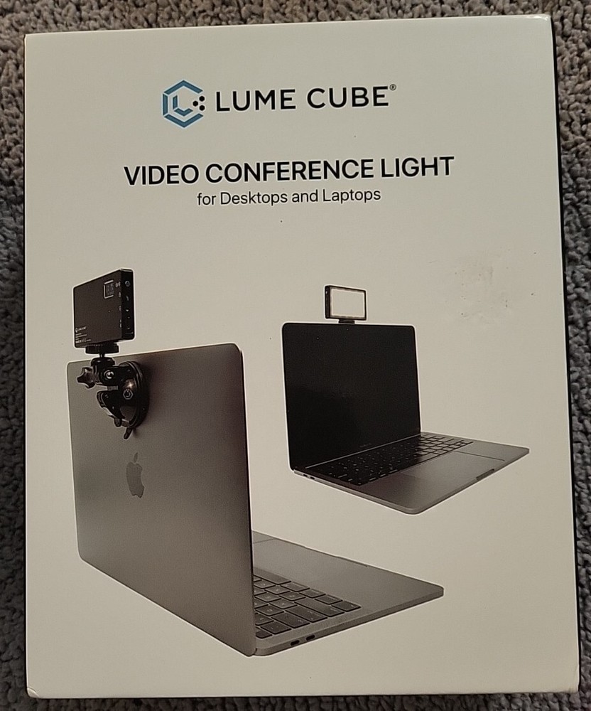 Lume Cube Video Conference Light For Desktop & Laptops Adjustable Temp Lighting