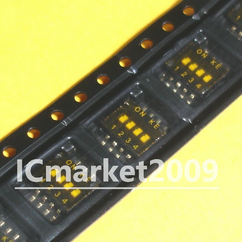 10 PCS DSHP04TSGER SOP-4 1.27MM Position SMD Switch Coding Switch Chip