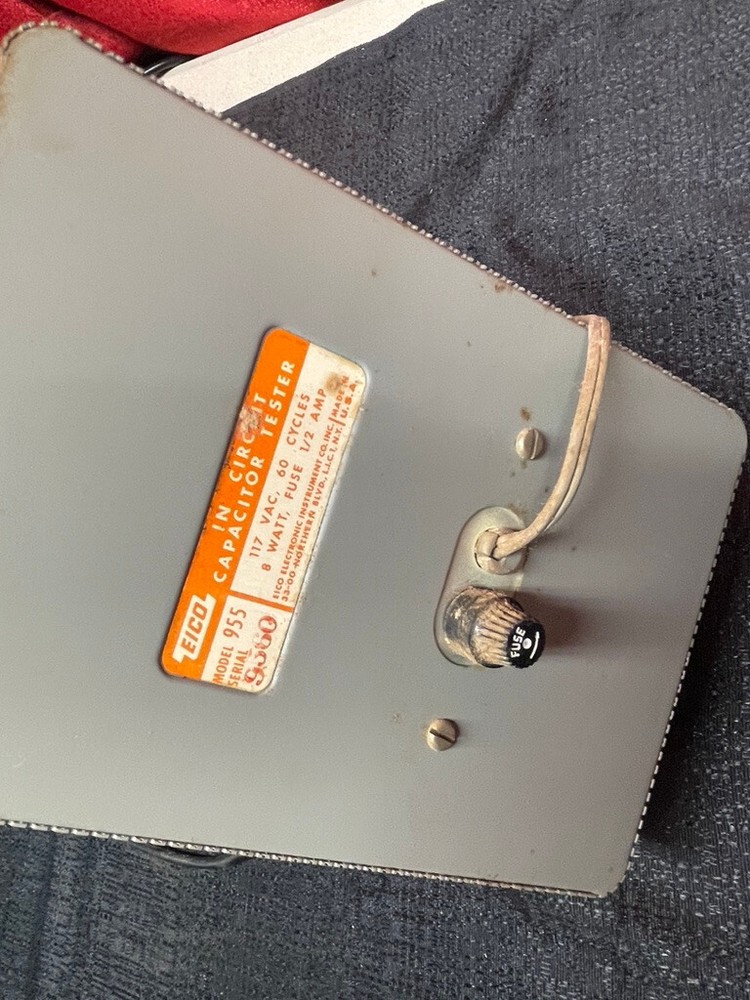 vintage EICO model 955 in circuit capacitor tester