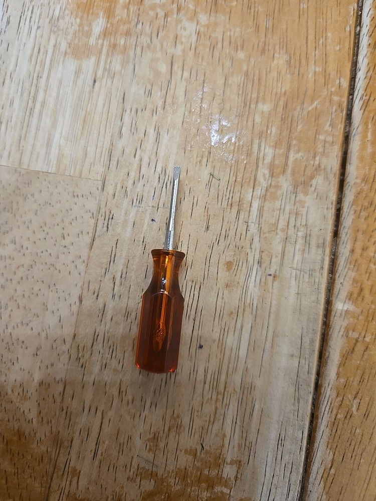 Mac Tools Vintage Mini Flat Tip Phillips Head Screw Drivers W Black Handle SD-6K