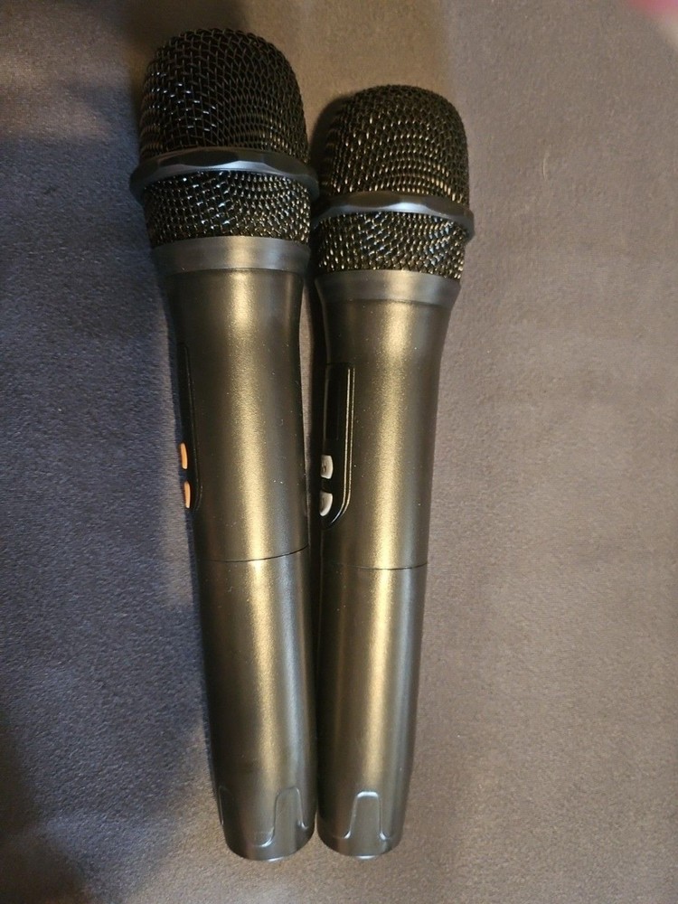 Karaoke Machine, Portable Bluetooth Speaker with 2 Wireless Microphones