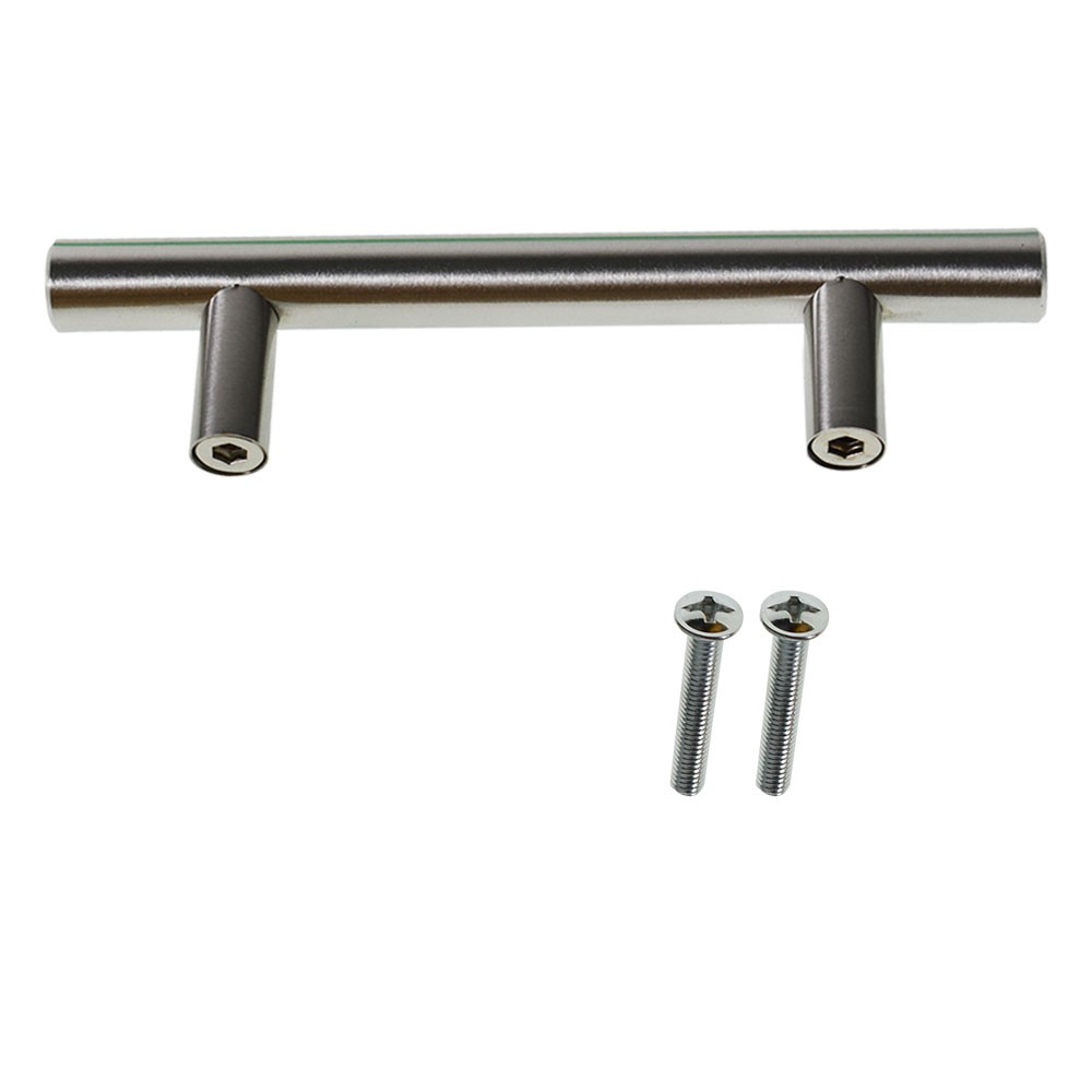 LABLT 30 Pack 5 In Stainless Steel T Bar Pulls Knobs Cabinet Door Kitchen Drawer