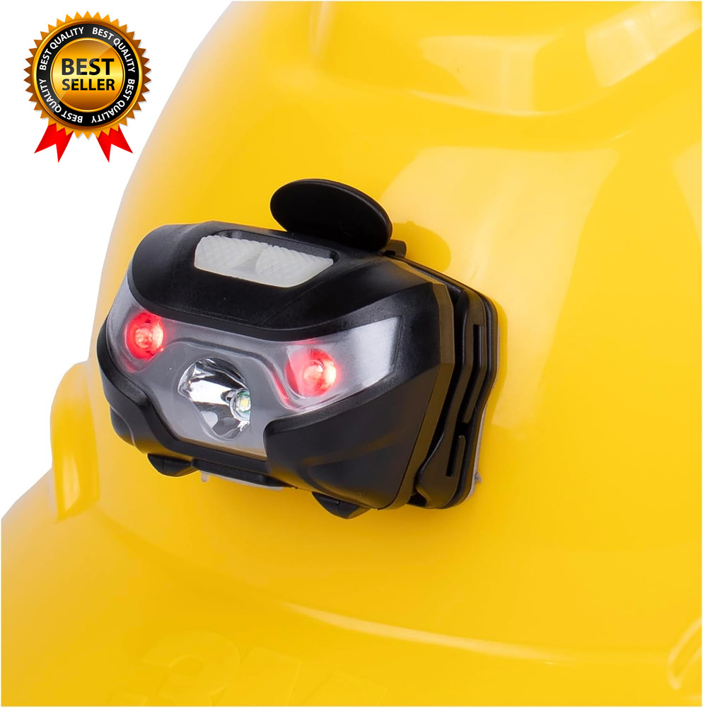 Rechargeable Hard Hat Light - Headlamp for Keeping Hands Free