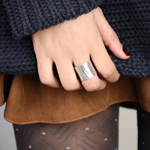 Solid 925 Sterling Silver Band & Statement Ring Handmade Ring All size R-61
