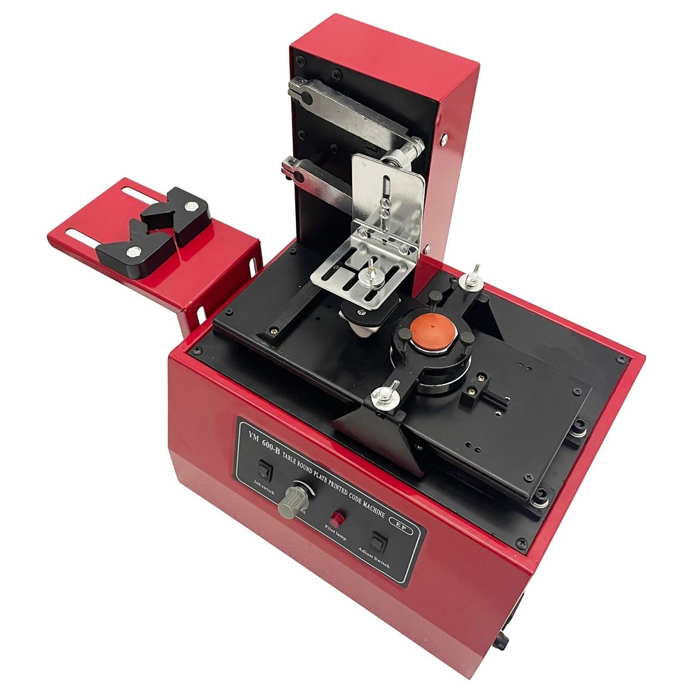 Ink Coding Pad Printing Machine 110V Logo Date Pad Printer 110V Magnetic Oil Cup