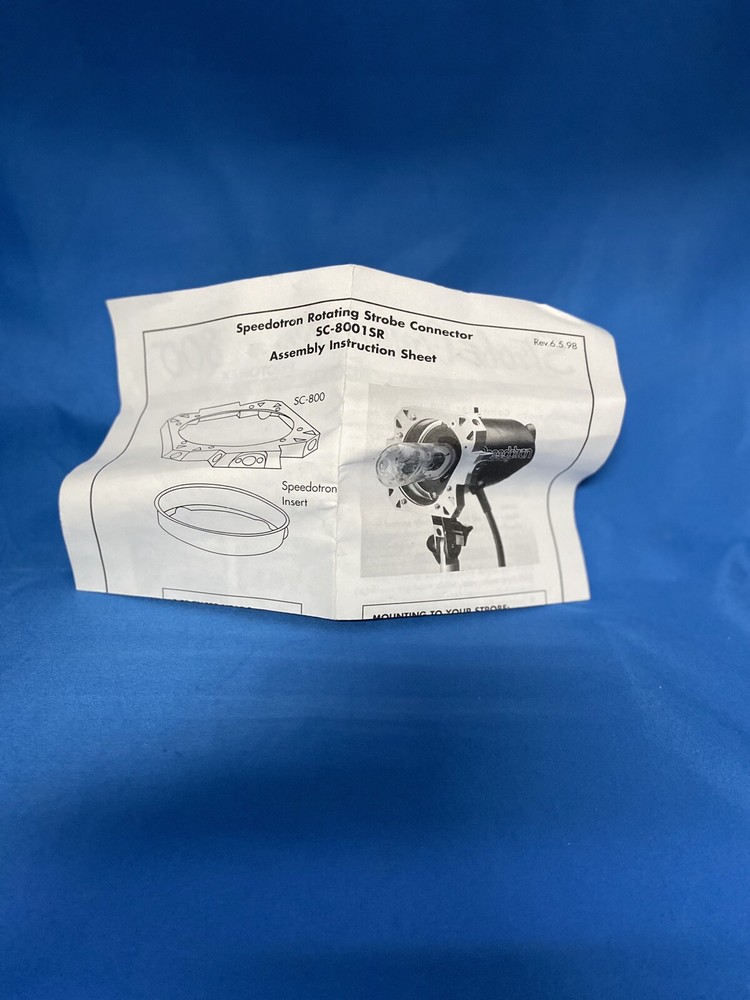 Photoflex Speed Ring 8001S Speedotron