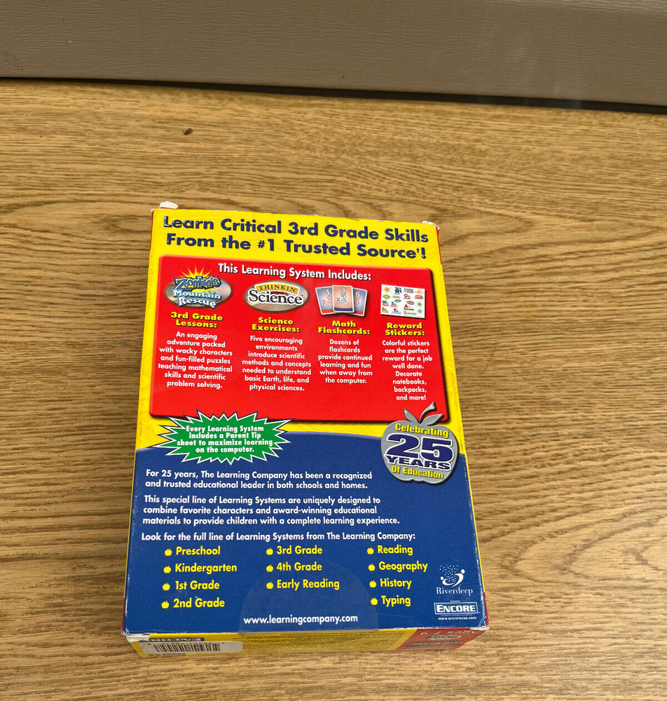 Zoombinis 3rd Grade (Ages 7-9) Learning Set (Math Flashcards, Science, Stickers)