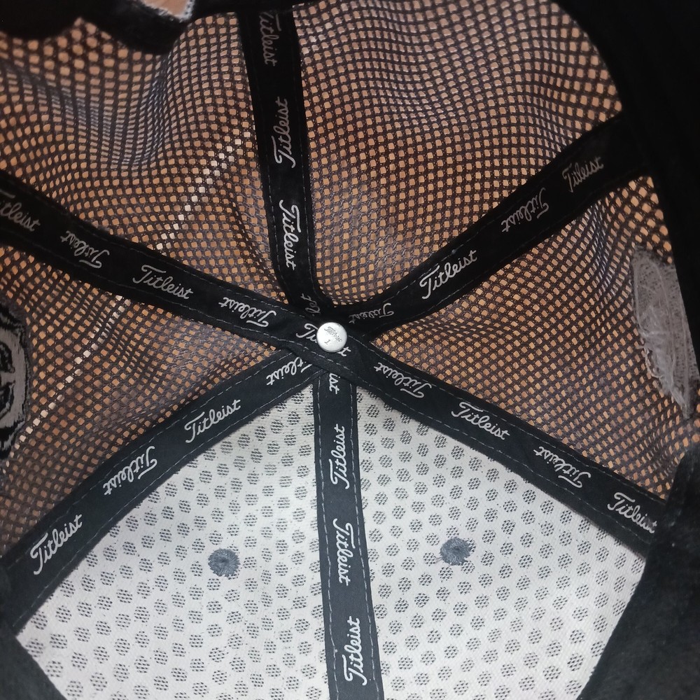 Titleist Hat Cap Snapback Gray White Script Big Dogs Challenge Julliette Falls