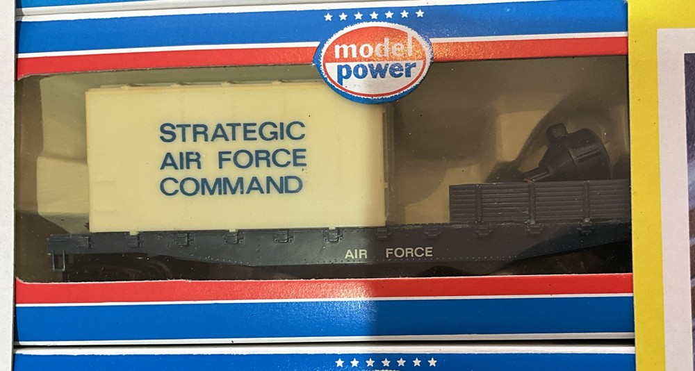 US Air Force Model Power Silver Cloud Train Set HO Scale