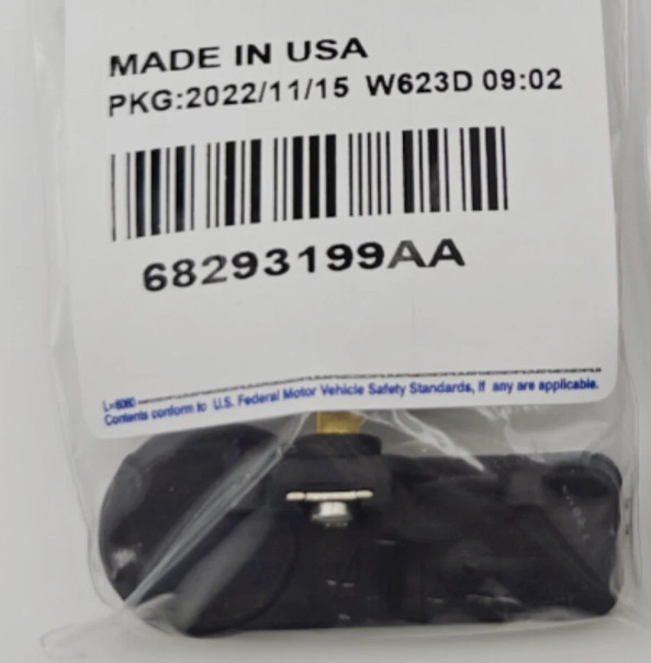 4PCS GENUINE TPMS TIRE PRESSURE SENSORS OEM 68293199AA-AB For DODGE RAM 1500 DT