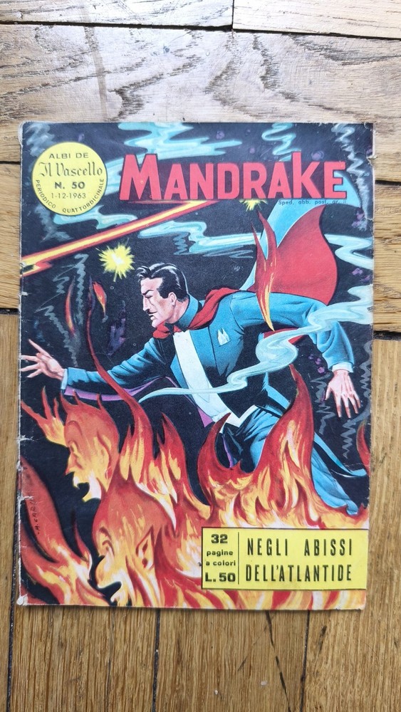 MANDRAKE Il Vascello 1963 50 Ed. Sword