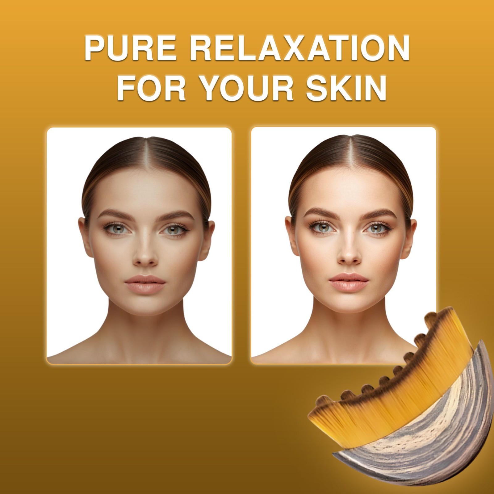 2PC Lymphatic Contour Face Brush Lymphatic Drainage Massager for Face by Glowiex