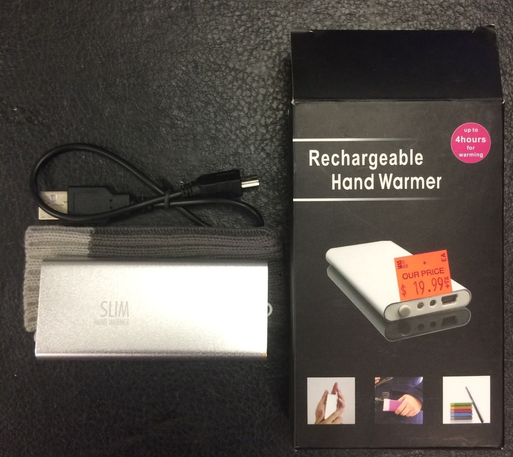 Thermo-Slim Rechargeable Hand Warmer