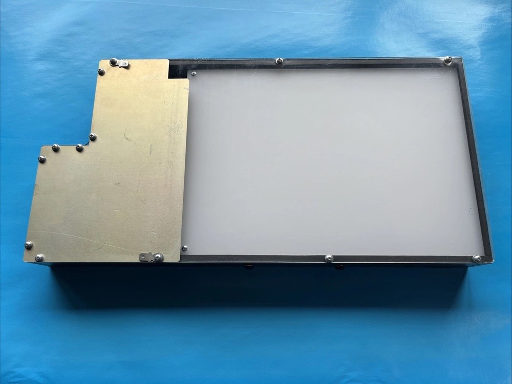 Electronic Chips Inside Testing Light Box For Perhaps Plastic Bottles Integrity.