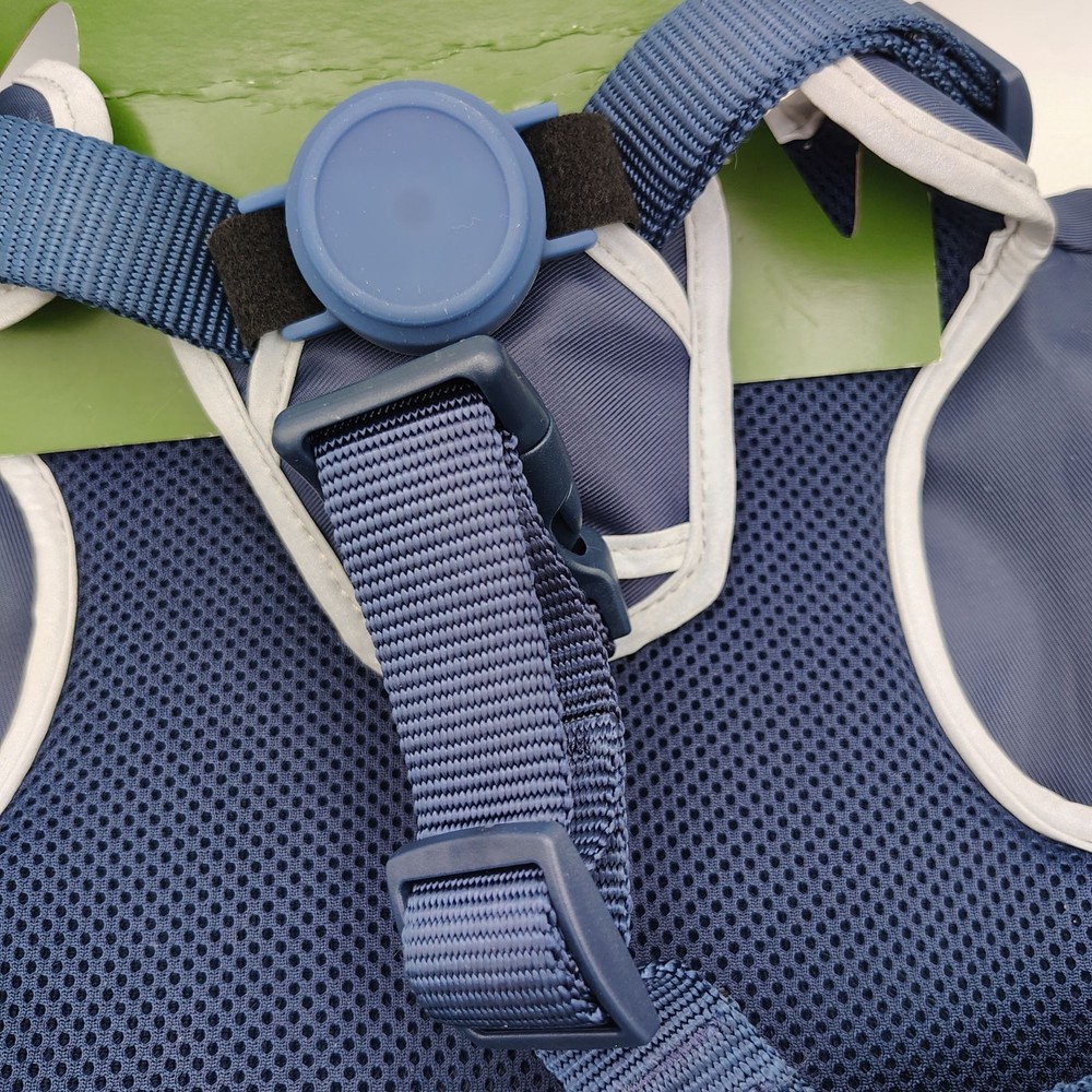 Dog Backpack Harness Cuddle Collab Shephard Bulldog Pointer Navy Blue Size Large