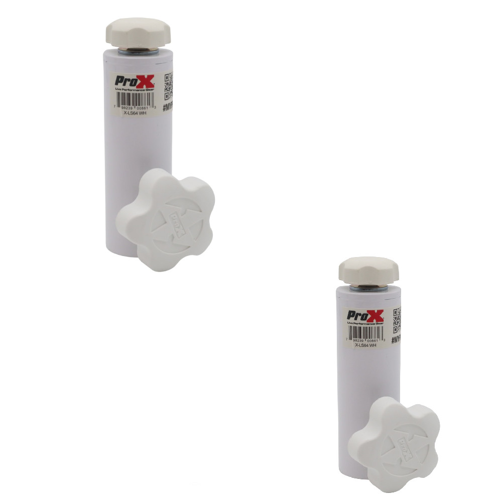 2 ProX White Universal Compact Single Studs Lighting Mount