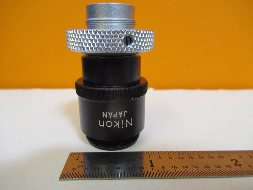 NIKON JAPAN OBJECT MARKER OBJECTIVE MICROSCOPE PART AS PICTURED &H8-B-15