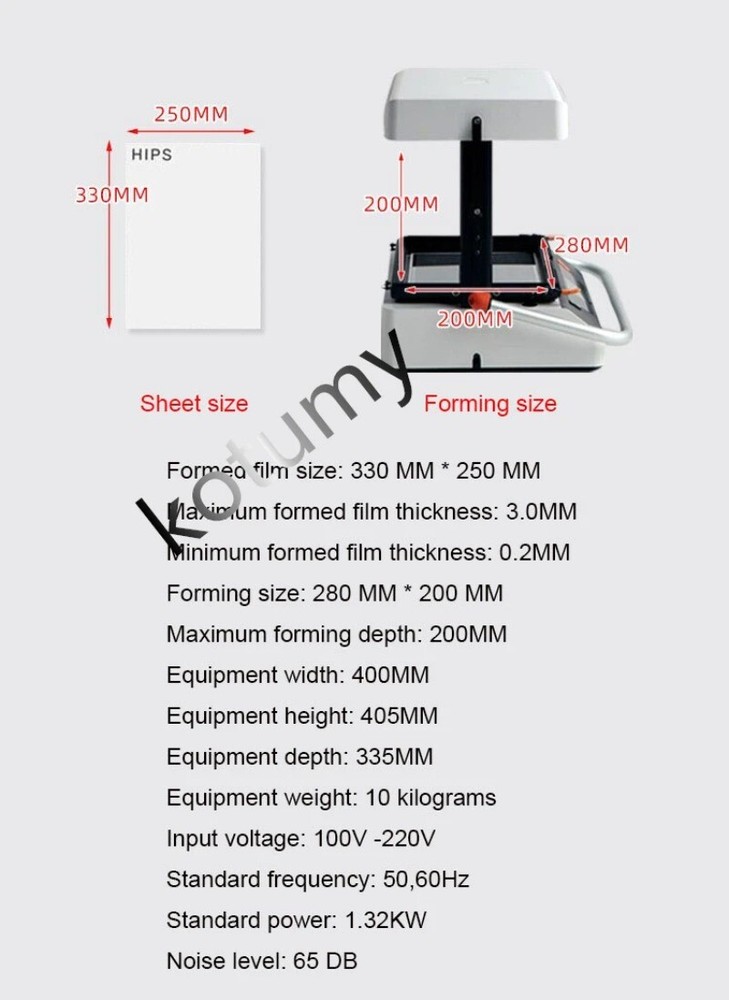 Manual Small Plastic Vacuum Forming Machine Vacuum Plastic Blister Machine