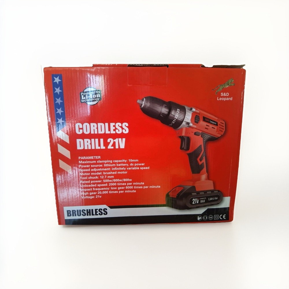 21V Cordless Drill  Battery Charger, Drill Bits, Bits, Sockets, Flex Shaft, Case