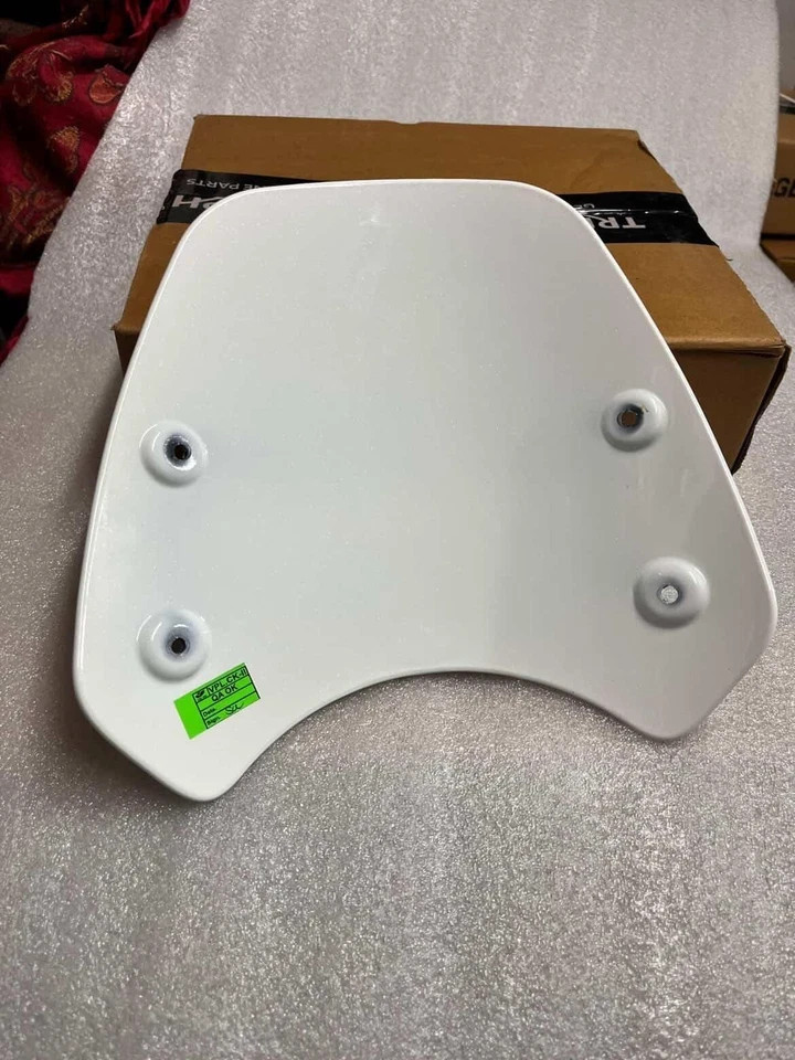 White Coated FlyScreen With Fitting Kit Fit For Triumph Speed 400