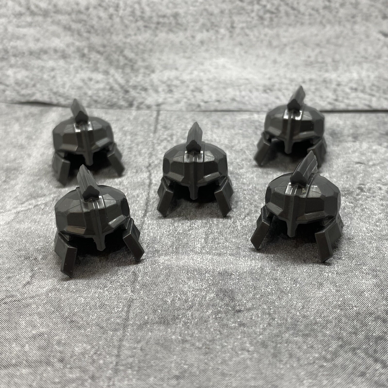 5x Dwarf Helmet Blocks Accessories for Lotr Minifigures B10b224