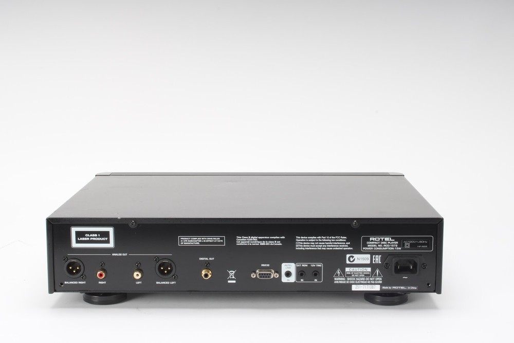 Rotel RCD-1572 High-Performance Stereo Compact Disc CD Player - Fair Condition