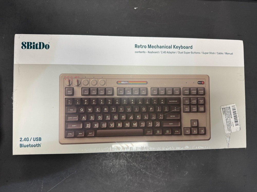 8Bitdo Retro Bluetooth Mechanical Gaming Keyboard, Programmable - C64 Edition