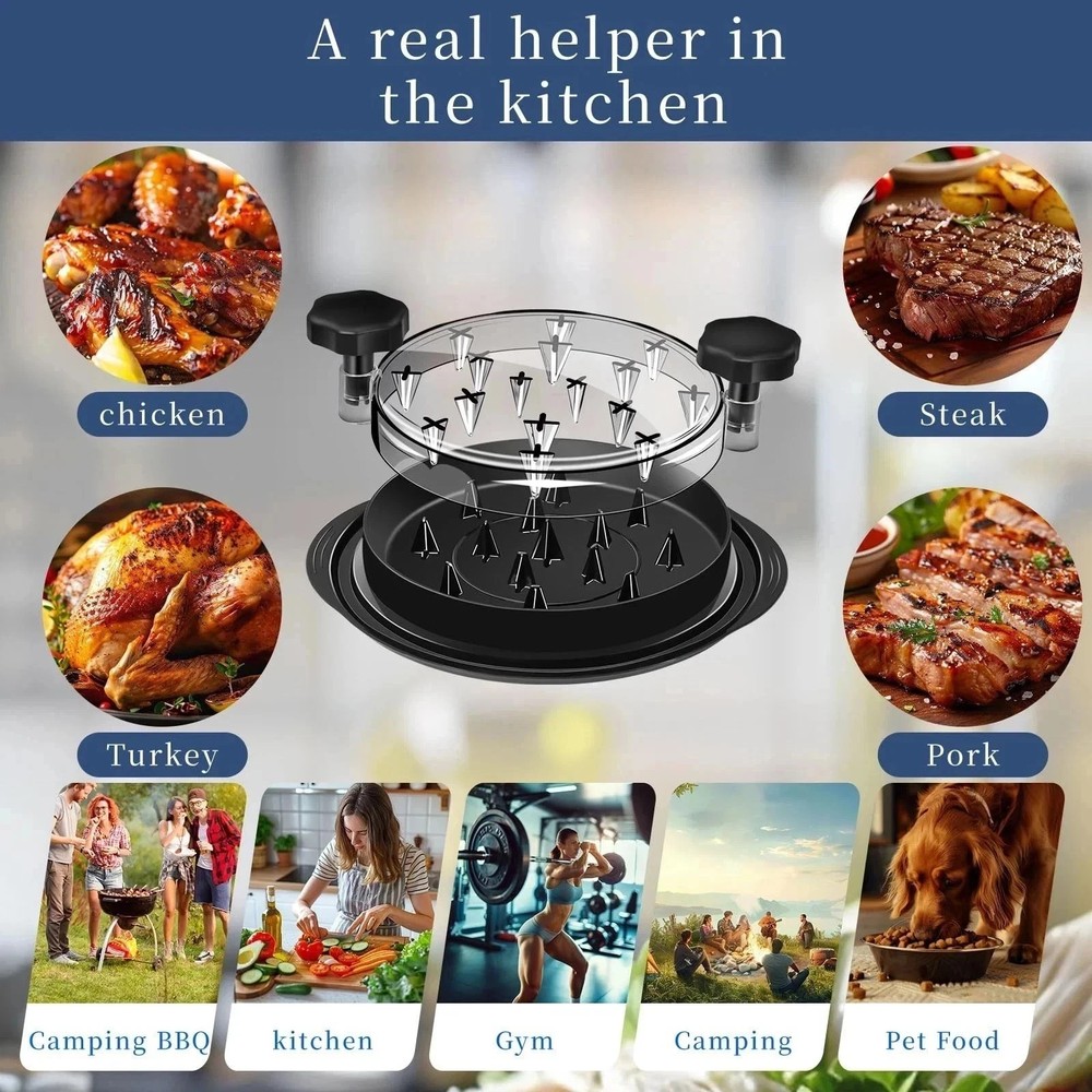 Chicken Shredder Tool Large Meat Shredder with Ergonomic Handle – Pulled Chicken