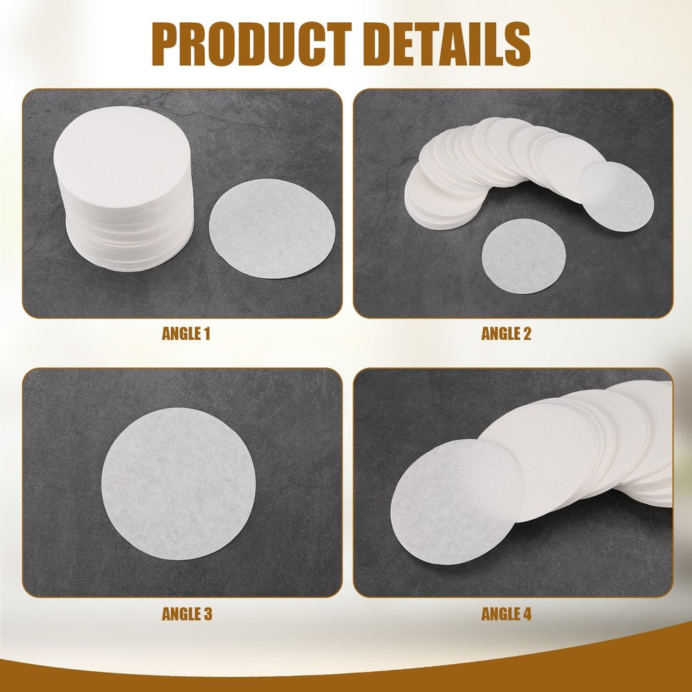 350PCS Round Disposable Drip Coffee Strainers for Coffee Maker6267