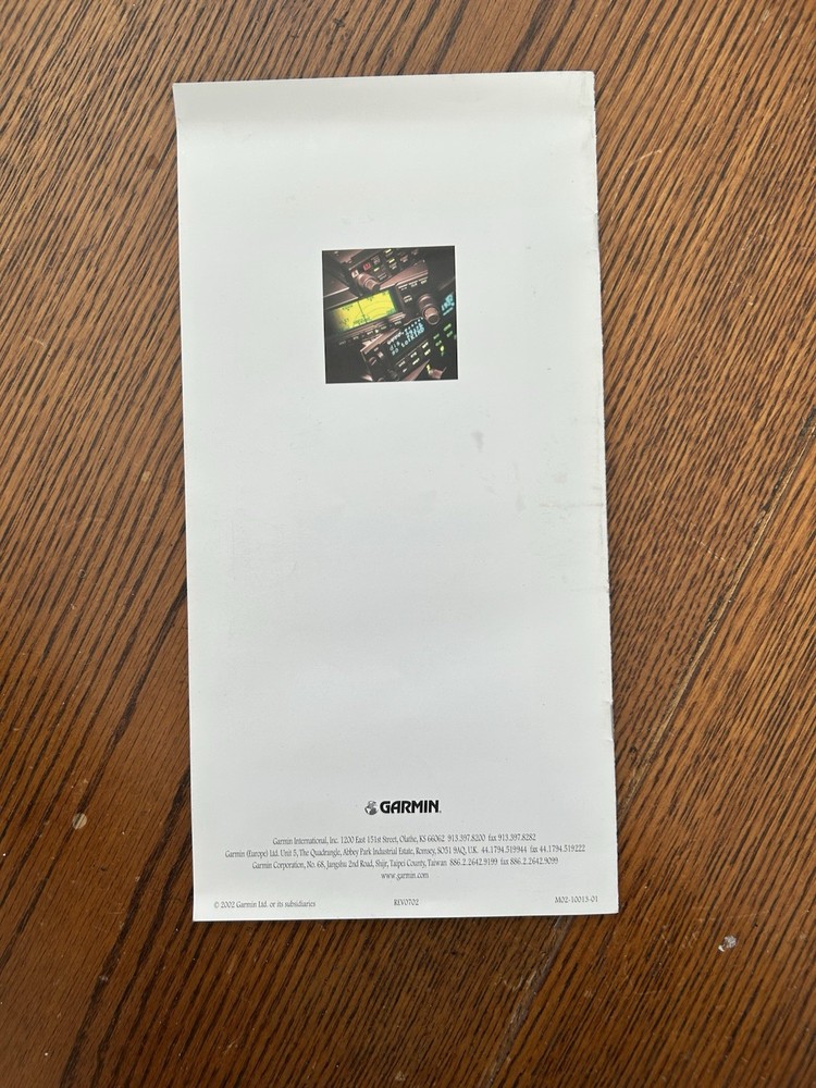 Garmin Panel Mount Products Book Various Models