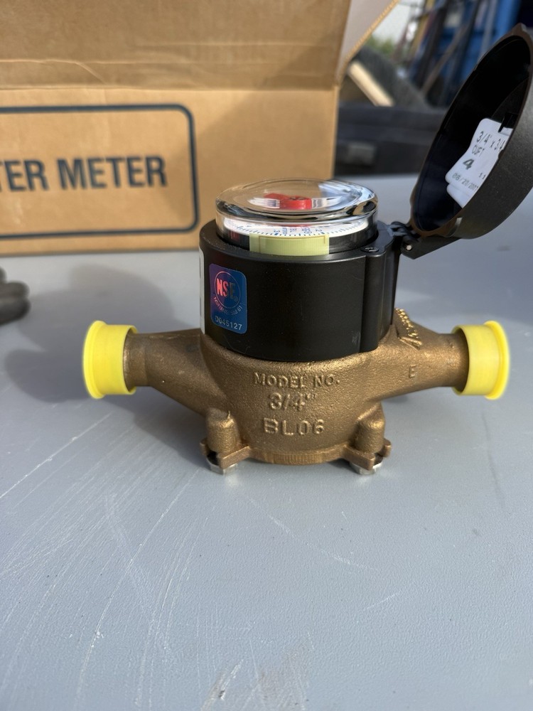 Master Meter 3/4” x 3/4” X 7 1/2”