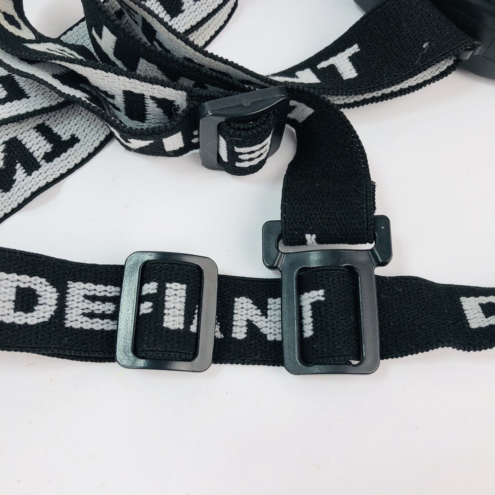 Defiant Headlight Head Lamp Light Forehead Camping Adjustable Straps Tested EUC