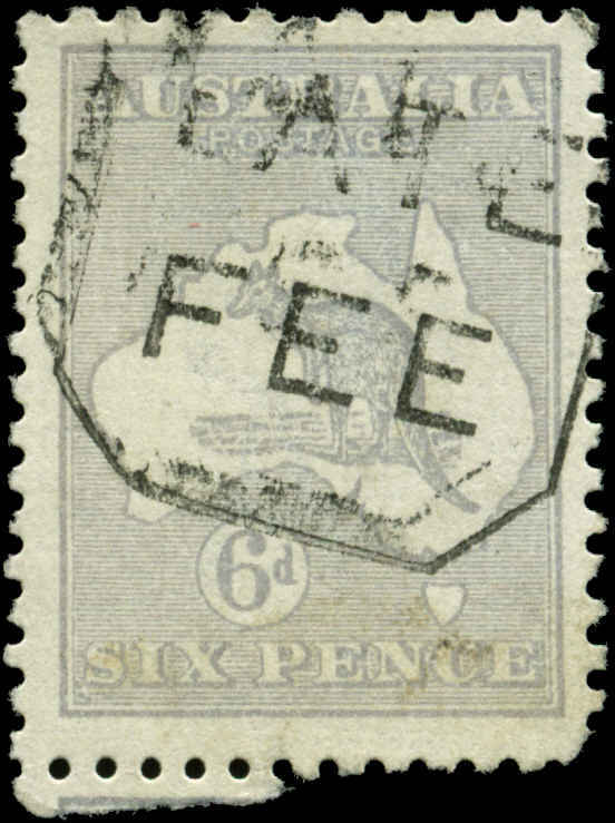 Australia Scott #48 Used   "LATE FEE" Cancel