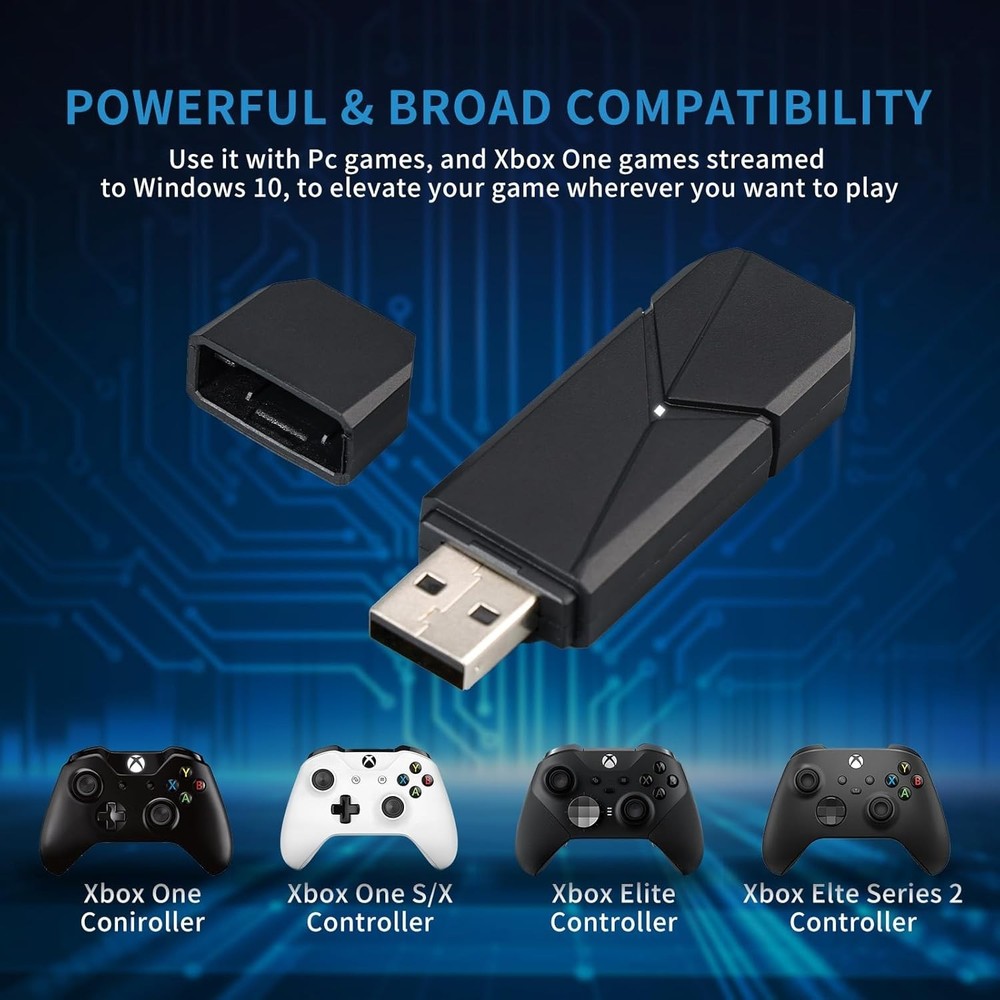 Wireless Adapter for Xbox One - Xbox Wireless Adapter for PC Windows 11/10/8/...
