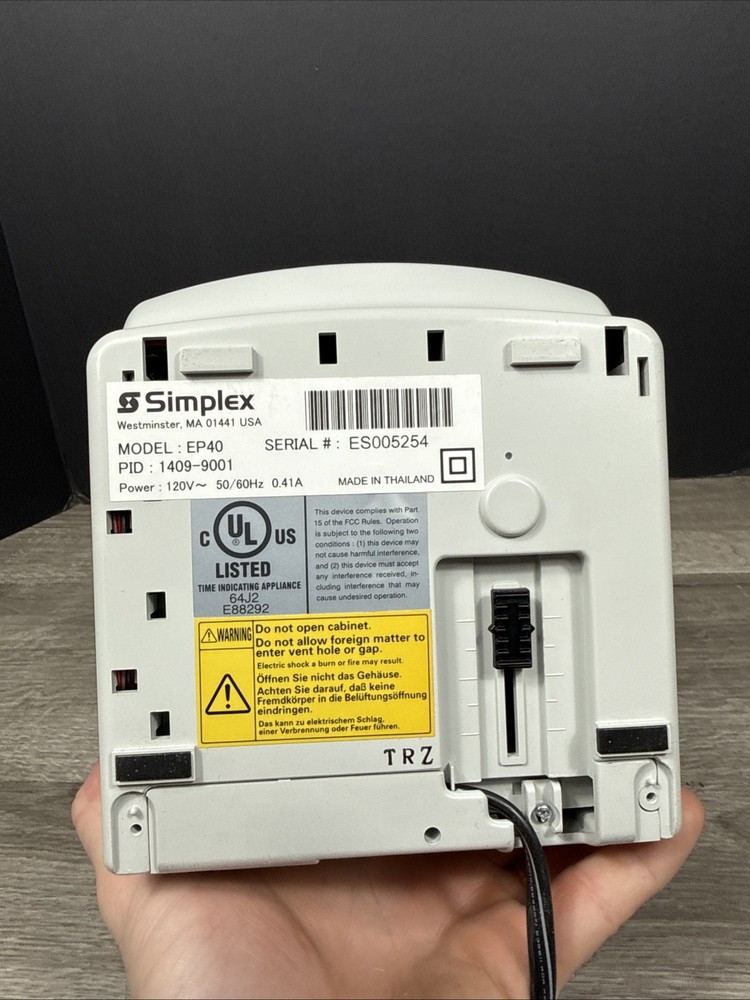 Simplex EP40 Payroll Time Recorder Digital Electric (no Key)